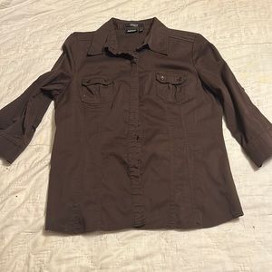 Women’s Apt 9, button up shirt.